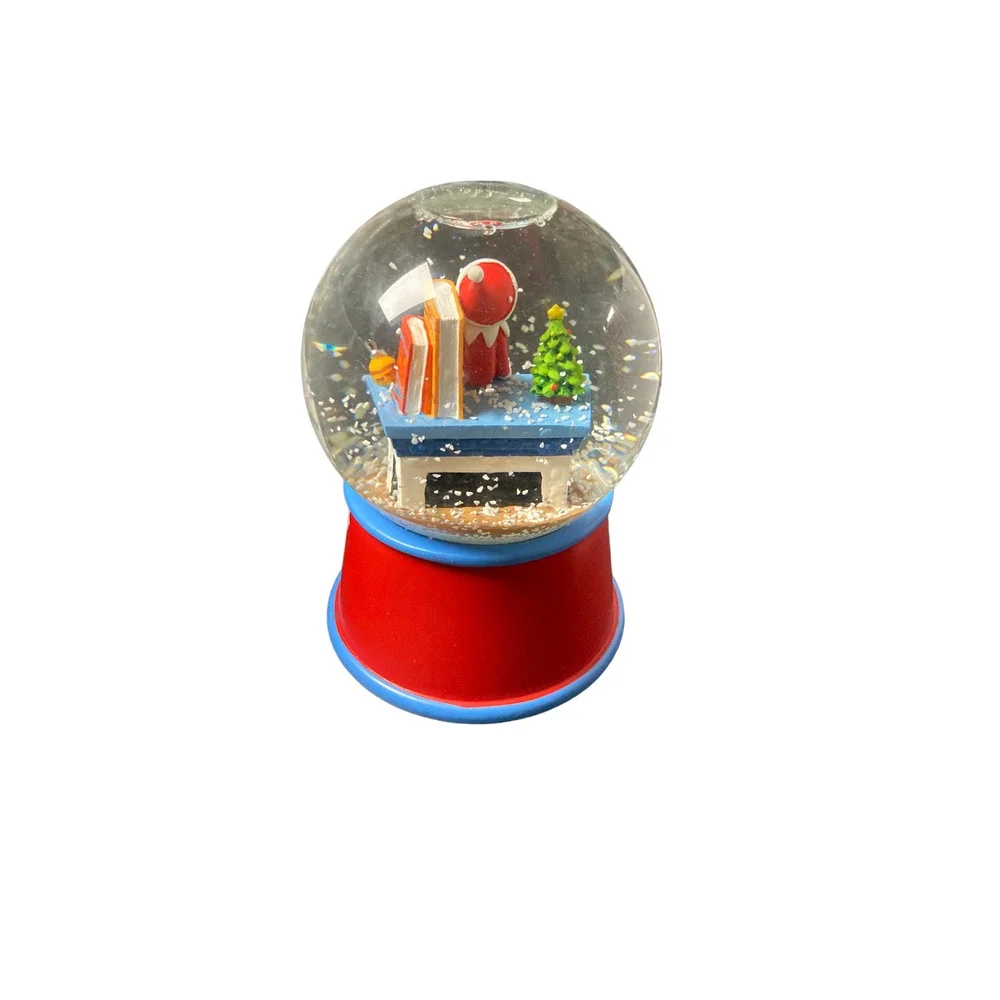 Roman Elf On The Shelf Doll Musical Music Snow Globe Glitterdome Christmas w/Box